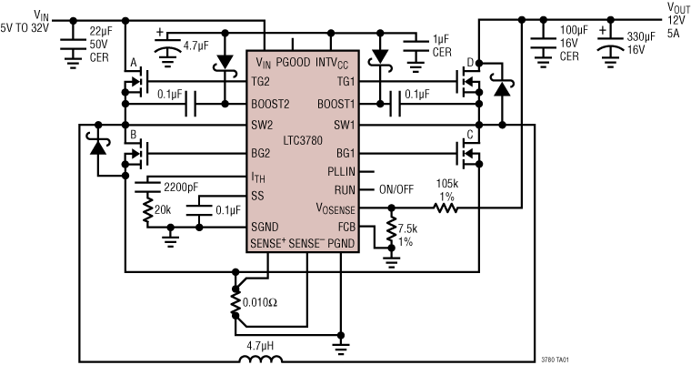LTC3780IUH#TRPBF