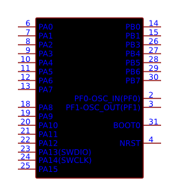 STM32F030K6T6